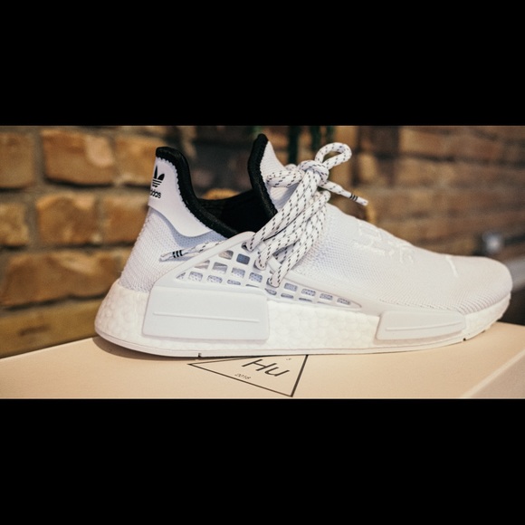 HU NMD WHITE/BLACK - Picture 1 of 5